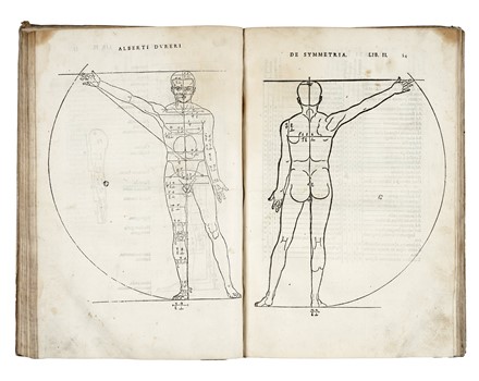  D�rer Albrecht : De symmetria partium humanorum corporum libri quattuor, e Germanica lingua, in Latinam versi.  - Auction Books, Autographs and Manuscripts - Libreria Antiquaria Gonnelli - Casa d'Aste - Gonnelli Casa d'Aste