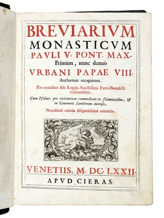 Breviarium monasticum Pauli V Pont. Max...  - Asta Libri, Autografi e Manoscritti - Libreria Antiquaria Gonnelli - Casa d'Aste - Gonnelli Casa d'Aste
