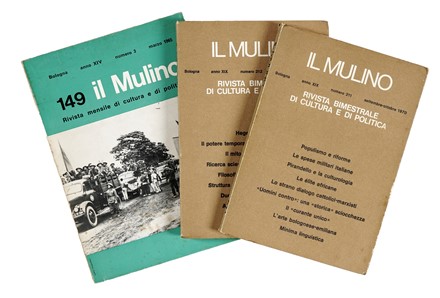 Lotto di 29 numeri della rivista Il Mulino.  - Asta Libri, Autografi e Manoscritti - Libreria Antiquaria Gonnelli - Casa d'Aste - Gonnelli Casa d'Aste