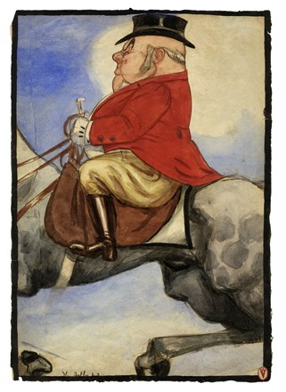  Autori vari : Lotto composto di 2 caricature.  - Asta Arte Antica, Moderna e Contemporanea - Libreria Antiquaria Gonnelli - Casa d'Aste - Gonnelli Casa d'Aste