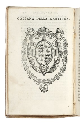  Sansovino Francesco : Origine de cavalieri [...] nella quale si tratta l'inventione, l'ordine, & la dichiaratione della cavalleria di collana, di croce, & di sprone [...] Et con la descrittione dell'Isole di Malta e dell'Elba... Araldica, Militaria, Storia, Diritto e Politica, Storia, Diritto e Politica  - Auction Books, Autographs and Manuscripts - Libreria Antiquaria Gonnelli - Casa d'Aste - Gonnelli Casa d'Aste