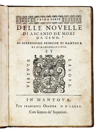 Prima parte delle novelle...  - Asta Libri, Autografi e Manoscritti - Libreria Antiquaria Gonnelli - Casa d'Aste - Gonnelli Casa d'Aste