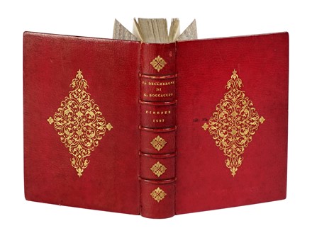  Boccaccio Giovanni : Il Decamerone [...] nuovamente corretto et con diligentia stampato. Letteratura italiana, Letteratura  - Auction Books, Autographs and Manuscripts - Libreria Antiquaria Gonnelli - Casa d'Aste - Gonnelli Casa d'Aste