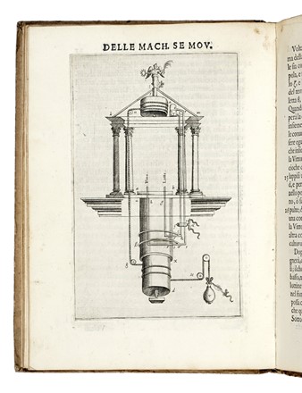  Heron Alexandrinus : De gli automati, overo machine se moventi, libri due... Ingegneria, Fisica  - Auction Books, Autographs and Manuscripts - Libreria Antiquaria Gonnelli - Casa d'Aste - Gonnelli Casa d'Aste