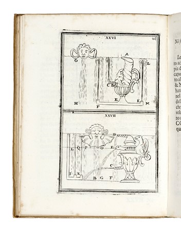  Coronelli Vincenzo Maria : Effetti naturali dell'acque, concernenti l'idrostatica, scritti, e dimostrati, altri effettuati in tempo di vacanze nelle sue incombenze sopra la moderazione del Danubio in Vienna nel 1717... Idrologia, Scienze tecniche e matematiche, Ingegneria, Figurato, Scienze tecniche e matematiche, Scienze tecniche e matematiche, Collezionismo e Bibliografia  - Auction Books, Autographs and Manuscripts - Libreria Antiquaria Gonnelli - Casa d'Aste - Gonnelli Casa d'Aste