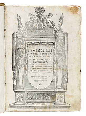  Vergilius Maro Publius : Opera accuratissime castigata... Letteratura classica, Figurato, Letteratura, Collezionismo e Bibliografia  Aelius Donatus, Maurus Honoratus Servius  - Auction Books, Autographs and Manuscripts - Libreria Antiquaria Gonnelli - Casa d'Aste - Gonnelli Casa d'Aste