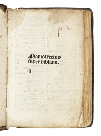  Marchesinus Johannes : Mamotrectus super Bibliam. Legatura, Religione, Collezionismo e Bibliografia  - Auction Books, Autographs and Manuscripts - Libreria Antiquaria Gonnelli - Casa d'Aste - Gonnelli Casa d'Aste