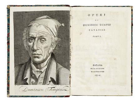  Tempio Domenico : Operi di Duminicu Tempio catanisi. Tomo I (-III).  - Asta Libri, Autografi e Manoscritti - Libreria Antiquaria Gonnelli - Casa d'Aste - Gonnelli Casa d'Aste
