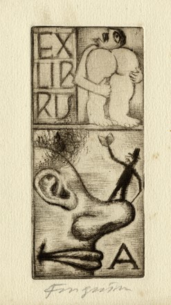  Michel Fingesten  (Buczkowitz, 1883 - Cerisano, 1943) : Lotto composto di 3 incisioni.  - Auction Arte Antica, Moderna e Contemporanea - Libreria Antiquaria Gonnelli - Casa d'Aste - Gonnelli Casa d'Aste