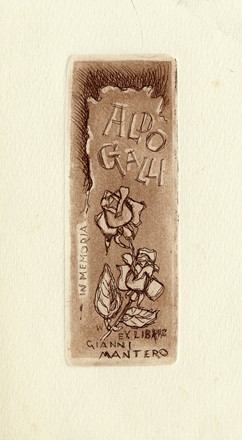  Aldo Galli  (Como, 1906 - Lugano, 1981) : Lotto composto di 7 ex libris.  Mario Radice  (Como, 1898 - Milano, 1987)  - Auction Arte Antica, Moderna e Contemporanea - Libreria Antiquaria Gonnelli - Casa d'Aste - Gonnelli Casa d'Aste