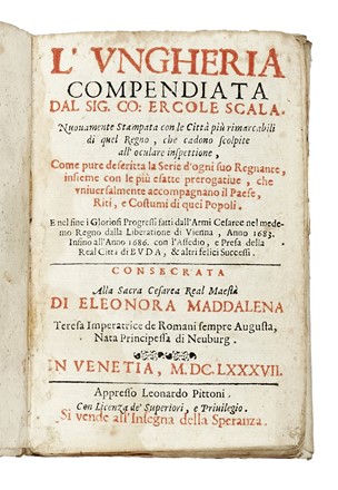  Scala Ercole : L'Ungheria compendiata... Guida illustrata  - Auction Books, Autographs and Manuscripts - Libreria Antiquaria Gonnelli - Casa d'Aste - Gonnelli Casa d'Aste