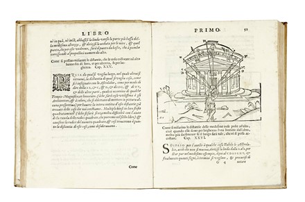  Bartoli Cosimo : Del modo di misurare le distantie, le superficie, i corpi, le piante, le provincie, le prospettive, & tutte le altre cose terrene, che possono occorrere a gli uomini... Scienze tecniche e matematiche, Geometria, Ingegneria  - Auction Books, Autographs and Manuscripts - Libreria Antiquaria Gonnelli - Casa d'Aste - Gonnelli Casa d'Aste