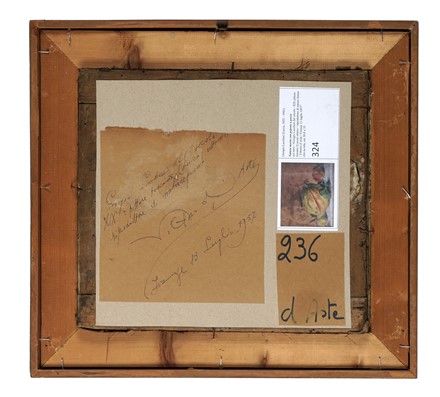  Giorgio Lucchesi  (Lucca, 1855 - 1941) : Natura morta con popone e pesca.  - Auction Arte Antica, Moderna e Contemporanea - Libreria Antiquaria Gonnelli - Casa d'Aste - Gonnelli Casa d'Aste