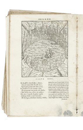  Alighieri Dante : La Comedia [...] con la nova esposizione di Alessandro Vellutello. Dantesca, Classici, Figurato  Alessandro Vellutello  - Auction Books, Autographs and Manuscripts - Libreria Antiquaria Gonnelli - Casa d'Aste - Gonnelli Casa d'Aste