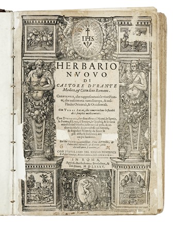  Durante Castore : Herbario nuovo... Botanica  - Auction Books, Autographs and Manuscripts - Libreria Antiquaria Gonnelli - Casa d'Aste - Gonnelli Casa d'Aste