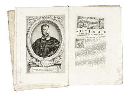  Bianchini Giuseppe Maria : Dei gran duchi di Toscana della reale casa de Medici protettori delle lettere, e delle belle arti. Storia locale, Figurato, Medicea, Storia, Diritto e Politica, Collezionismo e Bibliografia, Storia, Diritto e Politica  Adriano Haluech, Giovan Domenico Campiglia  (Lucca, 1692 - Roma, )  - Auction Books, Autographs and Manuscripts - Libreria Antiquaria Gonnelli - Casa d'Aste - Gonnelli Casa d'Aste