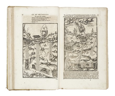  Agricola Georg : De re metallica Libri XII.... De animantibus subterraneis. Lib. I. De ortu & causis subterraneorum. Lib. V. De natura eorum quae effluunt ex terra... Ingegneria, Figurato, Scienze tecniche e matematiche, Collezionismo e Bibliografia  - Auction Books, Autographs and Manuscripts - Libreria Antiquaria Gonnelli - Casa d'Aste - Gonnelli Casa d'Aste