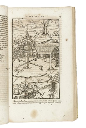  Agricola Georg : De re metallica Libri XII.... De animantibus subterraneis. Lib. I. De ortu & causis subterraneorum. Lib. V. De natura eorum quae effluunt ex terra... Ingegneria, Figurato, Scienze tecniche e matematiche, Collezionismo e Bibliografia  - Auction Books, Autographs and Manuscripts - Libreria Antiquaria Gonnelli - Casa d'Aste - Gonnelli Casa d'Aste