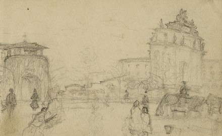  Angelo Torchi  (Massalombarda, 1856 - 1915) : Lotto composto di 48 disegni di vario genere.  - Auction Arte Antica, Moderna e Contemporanea - Libreria Antiquaria Gonnelli - Casa d'Aste - Gonnelli Casa d'Aste