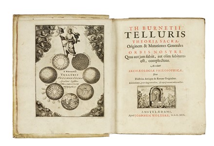  Burnet Thomas : Telluris theoria sacra, originem & mutationes generales orbis nostri [...] complectens. Accedunt Archaeologiae philosophicae, sive Doctrina antiqua de rerum originibus...  - Auction Books, Autographs and Manuscripts - Libreria Antiquaria Gonnelli - Casa d'Aste - Gonnelli Casa d'Aste