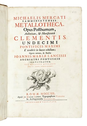 Mercati Michele : Metallotheca Opus Posthumum.  - Auction Books, Autographs and Manuscripts - Libreria Antiquaria Gonnelli - Casa d'Aste - Gonnelli Casa d'Aste
