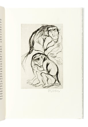  Rajberti Giovanni : Sul gatto. Con otto incisioni di Isa Pizzoni. Bodoni, Mardersteig, Libro d'Artista, Collezionismo e Bibliografia, Collezionismo e Bibliografia, Collezionismo e Bibliografia  Isa Pizzoni  - Auction Books, Autographs and Manuscripts - Libreria Antiquaria Gonnelli - Casa d'Aste - Gonnelli Casa d'Aste