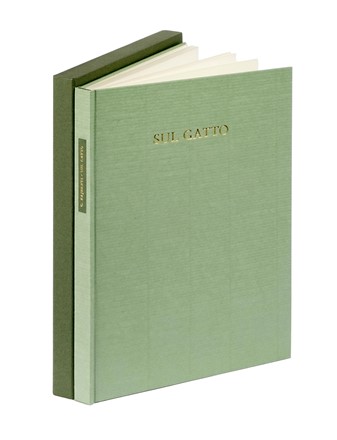  Rajberti Giovanni : Sul gatto. Con otto incisioni di Isa Pizzoni. Bodoni, Mardersteig, Libro d'Artista, Collezionismo e Bibliografia, Collezionismo e Bibliografia, Collezionismo e Bibliografia  Isa Pizzoni  - Auction Books, Autographs and Manuscripts - Libreria Antiquaria Gonnelli - Casa d'Aste - Gonnelli Casa d'Aste
