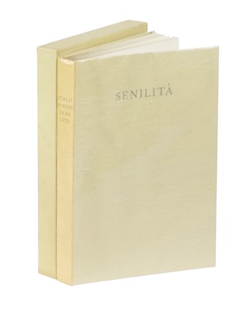  Svevo Italo : Senilit�. Romanzo. Libro d'Artista, Bodoni, Mardersteig, Letteratura italiana, Collezionismo e Bibliografia, Collezionismo e Bibliografia, Collezionismo e Bibliografia, Letteratura  Giacomo Porzano  (Lerici, 1925 - Pescosolido, 2006)  - Auction Books, Autographs and Manuscripts - Libreria Antiquaria Gonnelli - Casa d'Aste - Gonnelli Casa d'Aste