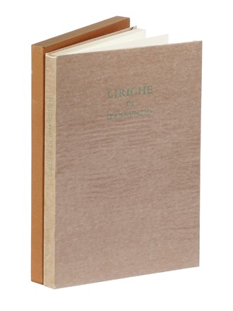 D'Annunzio Gabriele : Liriche. Tratte dall'Alcione il terzo libro delle Laudi.  Riccardo Tommasi Ferroni  (Pietrasanta, 1934 - Pieve di Camaiore, 2000)  - Asta Libri, autografi e manoscritti - Libreria Antiquaria Gonnelli - Casa d'Aste - Gonnelli Casa d'Aste