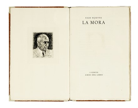  Ojetti Ugo : La mora. Bodoni, Mardersteig, Libro d'Artista, Collezionismo e Bibliografia, Collezionismo e Bibliografia, Collezionismo e Bibliografia  Pietro Annigoni  (Milano, 1910 - Firenze, 1988)  - Auction Books, Autographs and Manuscripts - Libreria Antiquaria Gonnelli - Casa d'Aste - Gonnelli Casa d'Aste