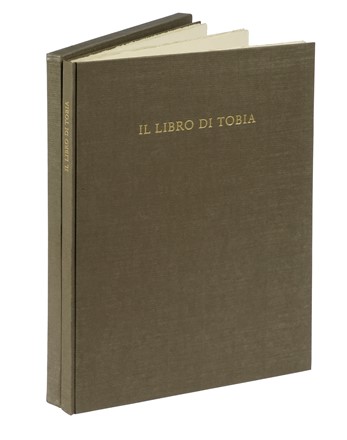  Viterbo Dario : Il Libro di Tobia illustrato da una serie di composizioni incise in bronzo da Dario Viterbo. Libro d'Artista, Bodoni, Mardersteig, Collezionismo e Bibliografia, Collezionismo e Bibliografia, Collezionismo e Bibliografia  - Auction Books, Autographs and Manuscripts - Libreria Antiquaria Gonnelli - Casa d'Aste - Gonnelli Casa d'Aste