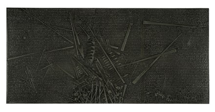  Villa Emilio : Sette frammenti da L'Arte dell'uomo primordiale.  Arnaldo Pomodoro  (Morciano di Romagna, 1926)  - Asta Libri, autografi e manoscritti - Libreria Antiquaria Gonnelli - Casa d'Aste - Gonnelli Casa d'Aste