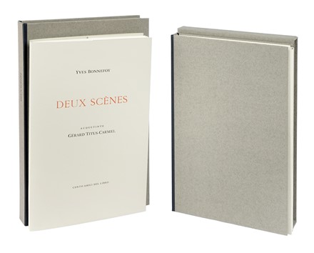  Bonnefoy Yves : Deux sc�nes. Acquetinte di G�rard Titus-Carmel. Libro d'Artista, Collezionismo e Bibliografia  G�rard Titus-Carmel  - Auction Books, Autographs and Manuscripts - Libreria Antiquaria Gonnelli - Casa d'Aste - Gonnelli Casa d'Aste