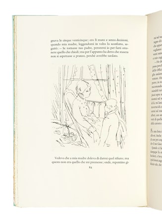  Nobili Guido : Memorie lontane. Racconto. Libro d'Artista, Bodoni, Collezionismo e Bibliografia, Collezionismo e Bibliografia  Alberto Manfredi  (Reggio Emilia, 1930 - 2001)  - Auction Books, Autographs and Manuscripts - Libreria Antiquaria Gonnelli - Casa d'Aste - Gonnelli Casa d'Aste
