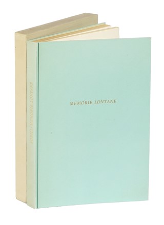  Nobili Guido : Memorie lontane. Racconto. Libro d'Artista, Bodoni, Collezionismo e Bibliografia, Collezionismo e Bibliografia  Alberto Manfredi  (Reggio Emilia, 1930 - 2001)  - Auction Books, Autographs and Manuscripts - Libreria Antiquaria Gonnelli - Casa d'Aste - Gonnelli Casa d'Aste