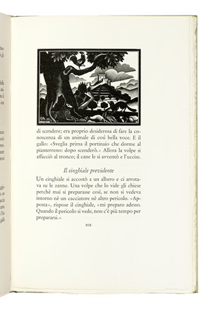  Pancrazi Pietro : L'Esopo moderno. Libro d'Artista, Collezionismo e Bibliografia  Bruno Bramanti  (Firenze, 1897 - 1957)  - Auction Books, Autographs and Manuscripts - Libreria Antiquaria Gonnelli - Casa d'Aste - Gonnelli Casa d'Aste