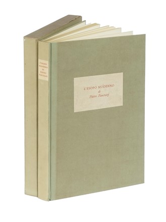  Pancrazi Pietro : L'Esopo moderno. Libro d'Artista, Collezionismo e Bibliografia  Bruno Bramanti  (Firenze, 1897 - 1957)  - Auction Books, Autographs and Manuscripts - Libreria Antiquaria Gonnelli - Casa d'Aste - Gonnelli Casa d'Aste