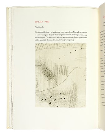  Gozzi Carlo : La semplice in cerca di spirito. Acqueforti di Tullio Pericoli.  Tullio Pericoli  (Colli del Tronto, 1936)  - Asta Libri, autografi e manoscritti - Libreria Antiquaria Gonnelli - Casa d'Aste - Gonnelli Casa d'Aste
