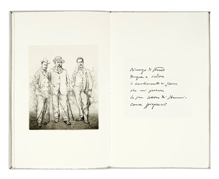  Puccini Giacomo : Suo devoto Giacomo Puccini [...]. Acqueforti di Vito Tongiani. Libro d'Artista, Musica, Collezionismo e Bibliografia, Musica, Teatro, Spettacolo  Vito Tongiani  - Auction Books, Autographs and Manuscripts - Libreria Antiquaria Gonnelli - Casa d'Aste - Gonnelli Casa d'Aste
