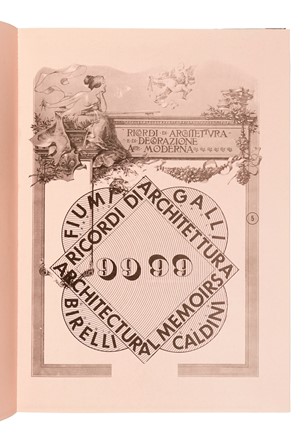  Birelli Giorgio : Ricordi di architettura e di decorazione.  Paolo Galli, Carlo Caldini, Fabrizio Fiumi  - Asta Libri, autografi e manoscritti - Libreria Antiquaria Gonnelli - Casa d'Aste - Gonnelli Casa d'Aste