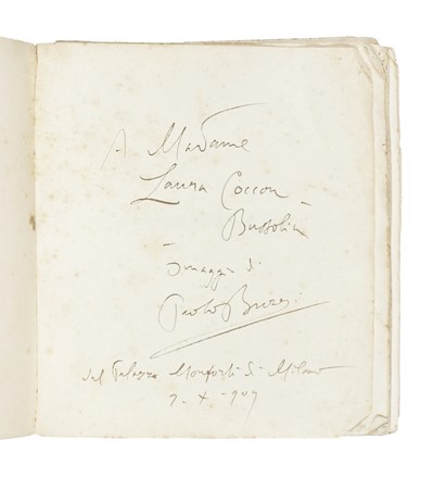  Buzzi Paolo : Aeroplani.  - Asta Libri, autografi e manoscritti - Libreria Antiquaria Gonnelli - Casa d'Aste - Gonnelli Casa d'Aste