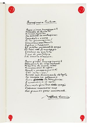 Fontana Lucio : Manifiesto blanco 1946. Libro d'Artista, Arte, Collezionismo e Bibliografia  Ugo Mulas  (Pozzolengo, 1928 - Milano, 1973)  - Auction Books, Autographs and Manuscripts - Libreria Antiquaria Gonnelli - Casa d'Aste - Gonnelli Casa d'Aste