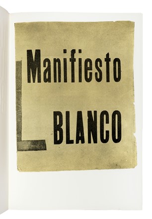 Fontana Lucio : Manifiesto blanco 1946. Libro d'Artista, Arte, Collezionismo e Bibliografia  Ugo Mulas  (Pozzolengo, 1928 - Milano, 1973)  - Auction Books, Autographs and Manuscripts - Libreria Antiquaria Gonnelli - Casa d'Aste - Gonnelli Casa d'Aste