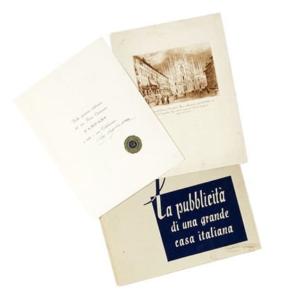  Ferrigni Mario : La pubblicit� di una grande casa italiana.  - Asta Libri, autografi e manoscritti - Libreria Antiquaria Gonnelli - Casa d'Aste - Gonnelli Casa d'Aste