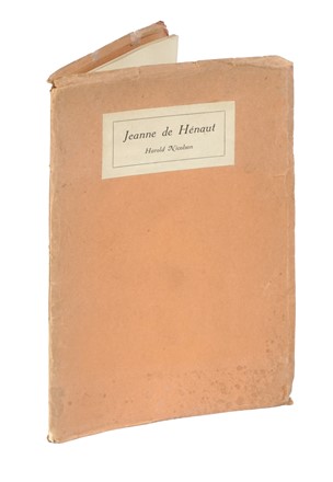  Nicolson Harold : Jeanne de H�naut. Letteratura  - Auction Books, Autographs and Manuscripts - Libreria Antiquaria Gonnelli - Casa d'Aste - Gonnelli Casa d'Aste