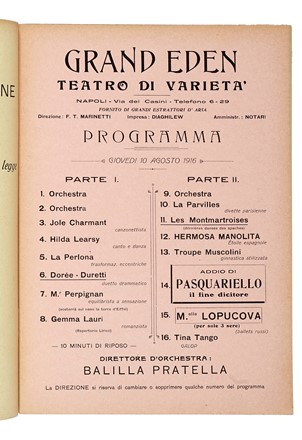  Cangiullo Francesco : Caffeconcerto. Alfabeto a sorpresa. Futurismo, Arte  - Auction Books, Autographs and Manuscripts - Libreria Antiquaria Gonnelli - Casa d'Aste - Gonnelli Casa d'Aste