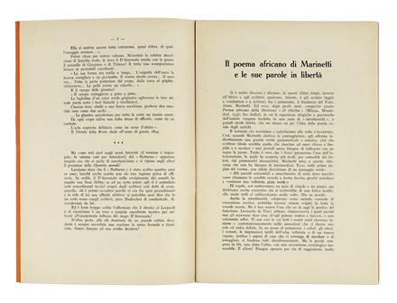  Sanzin Bruno Giordano [e altri] : Lotto di 4 opere futuriste. Futurismo, Poesia, Arte, Letteratura  Giuseppe Lipparini, Filippo Tommaso Marinetti  (1876 - 1994)  - Auction Books, Autographs and Manuscripts - Libreria Antiquaria Gonnelli - Casa d'Aste - Gonnelli Casa d'Aste