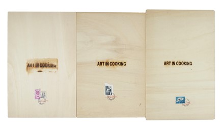 Art in Cooking. Libro d'Artista  Bruno Munari  (Milano, 1907 - 1998), Ettore Sottsass  (Innsbruck, 1917 - Milano, 2007), Damien Hirst  (Bristol, 1965)  - Auction Books, Autographs and Manuscripts - Libreria Antiquaria Gonnelli - Casa d'Aste - Gonnelli Casa d'Aste