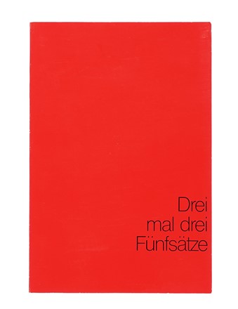  Neusel G�nter : Drei mal drei F�nfs�tze. Libro d'Artista, Collezionismo e Bibliografia  Ludwig Haring  - Auction Books, Autographs and Manuscripts - Libreria Antiquaria Gonnelli - Casa d'Aste - Gonnelli Casa d'Aste