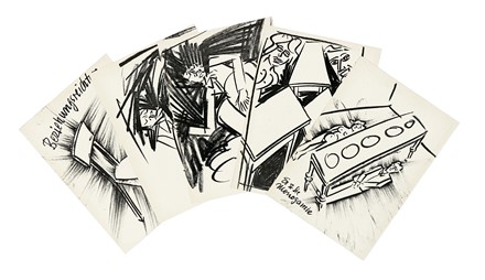  Blume Bernhard Johannes : Zeichnungen aus der Immobilienserie. Cataloghi di arte, Libro d'Artista, Arte, Collezionismo e Bibliografia  - Auction Books, Autographs and Manuscripts - Libreria Antiquaria Gonnelli - Casa d'Aste - Gonnelli Casa d'Aste